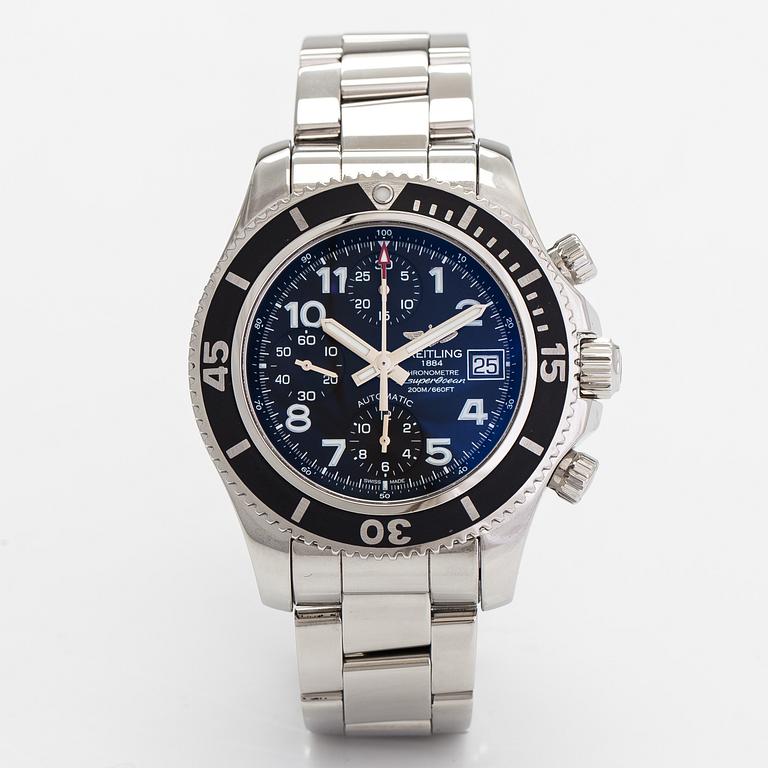 Breitling, Superocean, 200m, wristwatch, 41 mm.
