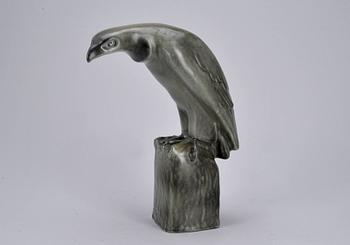 SKULPTUR, keramik, "Örn", Ulf Tikkanen, Arabia. 1900-talets mitt.