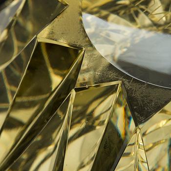 Aimo Okkolin, a 'Water Lily' bowl, signed Aimo Okkolin for Riihimäen Lasi Oy.