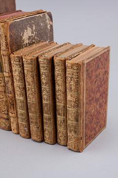Thirteen 18th century books.