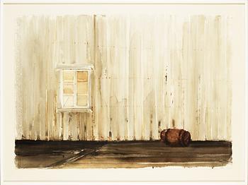 225. Lars Lerin, "Fönster och tunna".