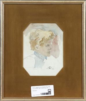 MARIA SCHOLANDER-HEDLUND, akvareller, 2 st, sign o dat -99 resp -89.