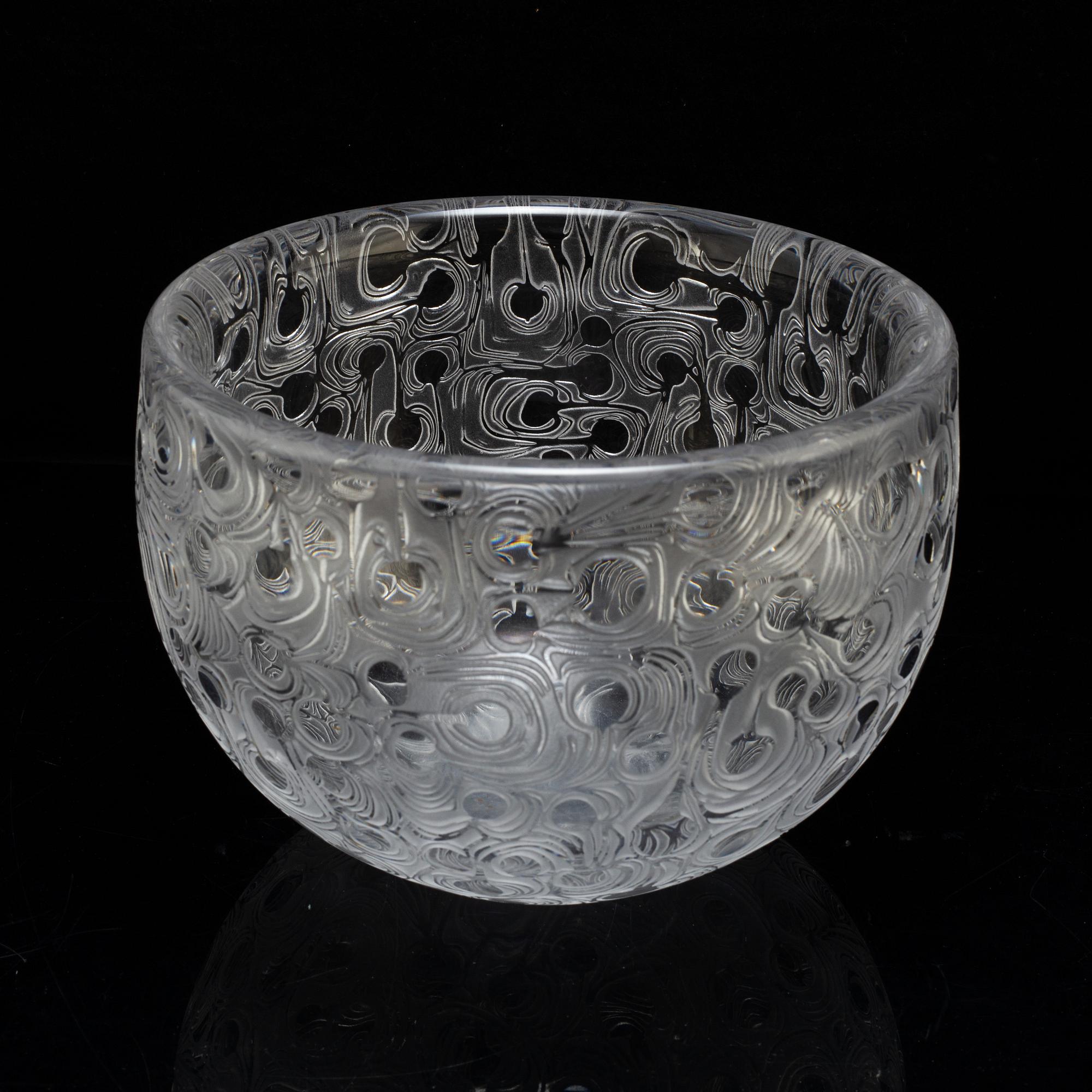 BERTIL VALLIEN, skål, glas, Boda Åfors.