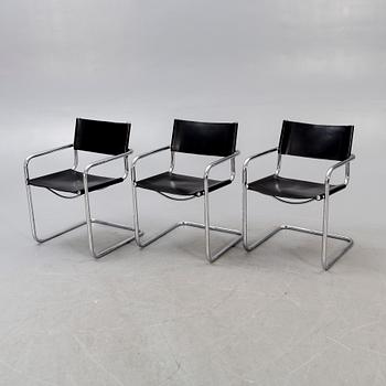 Armchairs, 6 pcs, Italy, late 20th century.