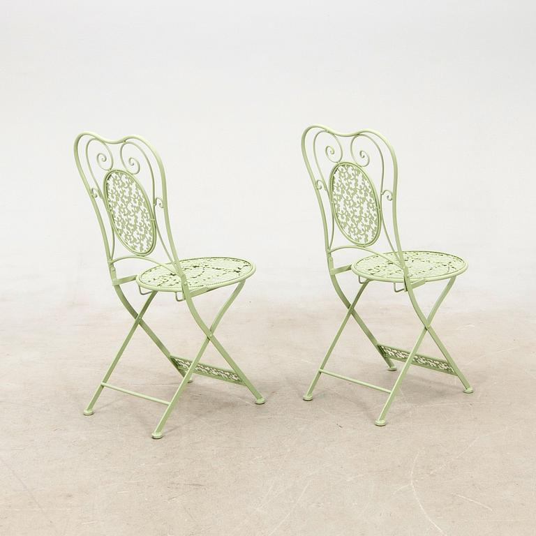 Garden set, 3 pieces, late 20th century.