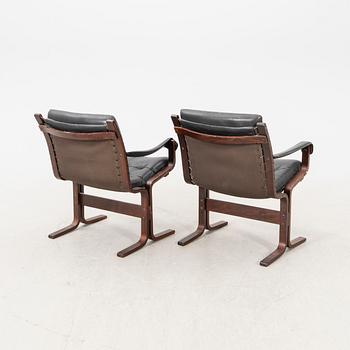 Ingmar Rolling, fåtöljer 1 par, Westnofa Furniture, Norge, 1970-tal.