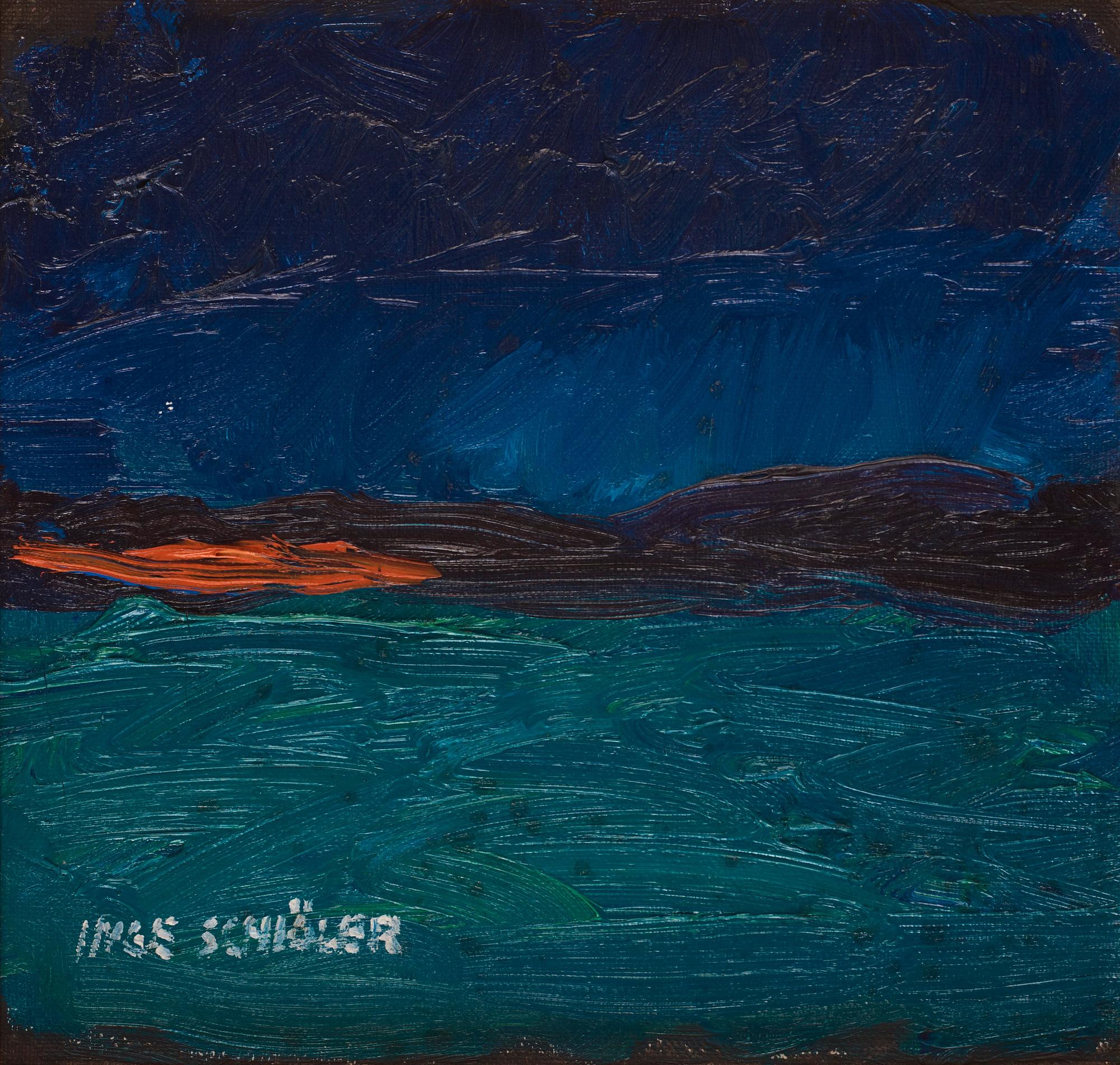 Inge Schiöler, "Oroligt hav".
