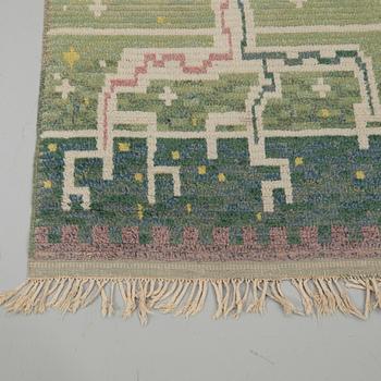 Sigvard Bernadotte, Rug, rya, Nils Nessim's Textile Studios, Kristianstad.