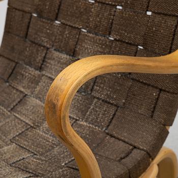 Bruno Mathsson, a pair of 'Eva' armchairs, Firma Karl Mathsson, Värnamo, 1960-61.