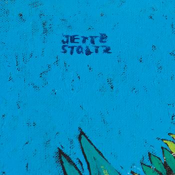 Jette Stoltz, oil on canvas, signed.