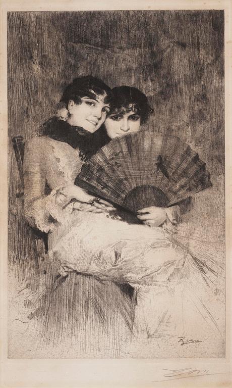 Anders Zorn, "Kusinerna".
