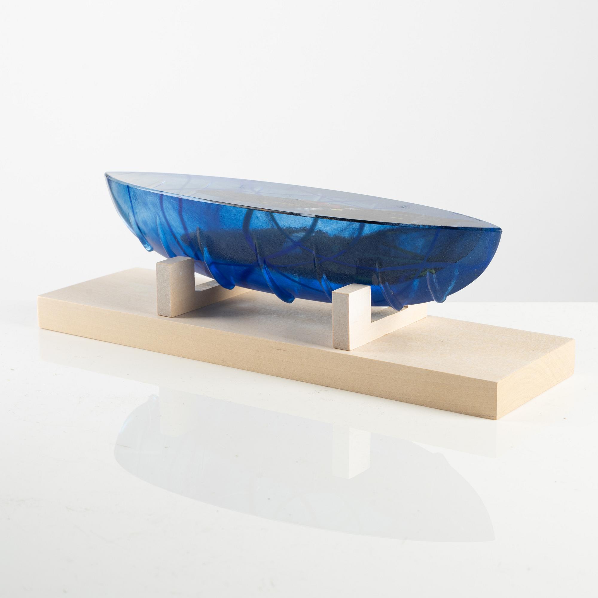 Bertil Vallien, a sculpture, Kosta Boda.