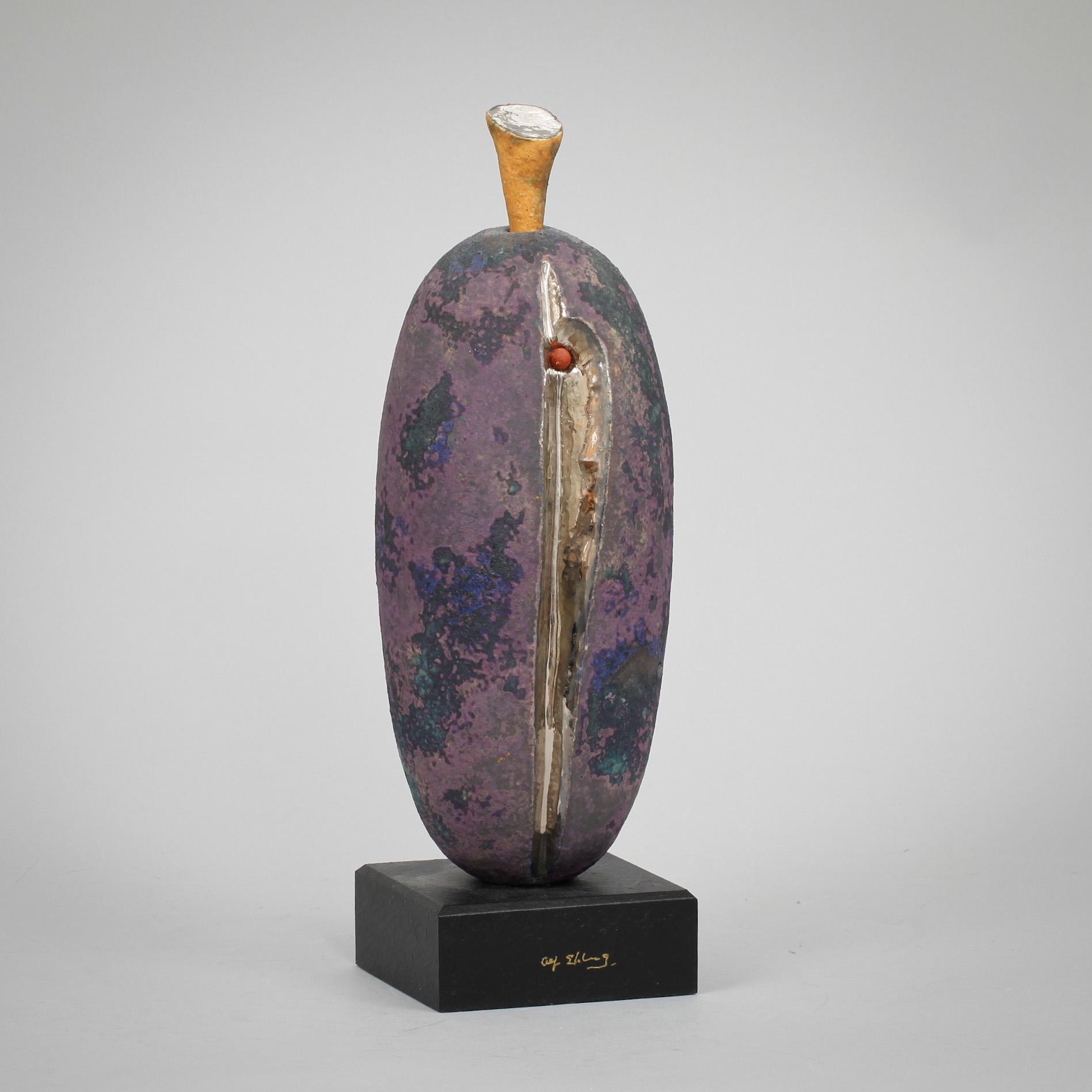 ALF EKBERG, skulptur, keramik, sign.