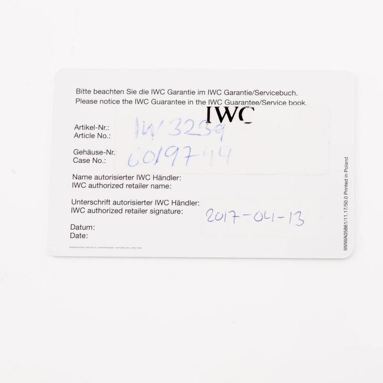 IWC, Ingenieur, ca 2017.