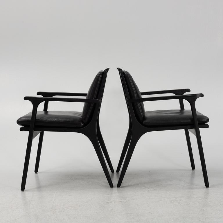 Space Copenhagen four 'Ren' dining chairs from Stellar Works.
