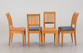 MATGRUPP, 9 delar "Franklin", Lundbergs möbler, Tibro.