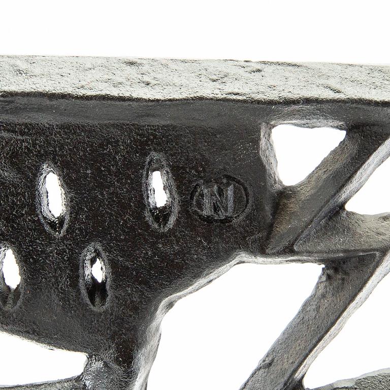 Olle Hermansson, gnistskydd, gjutjärn, Husqvarna, 1960-tal.