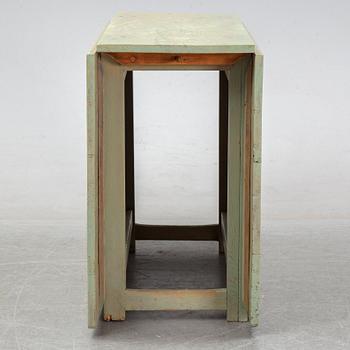 A painted gate-leg table, first half of the 19th Century.