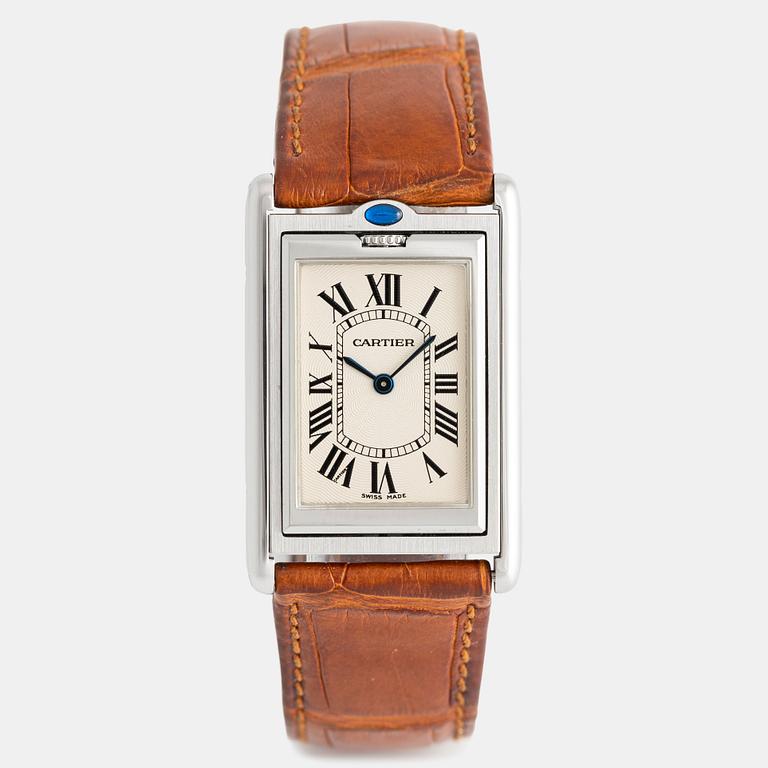 Cartier, Tank Basculante, "Mécanique", ca 2005.