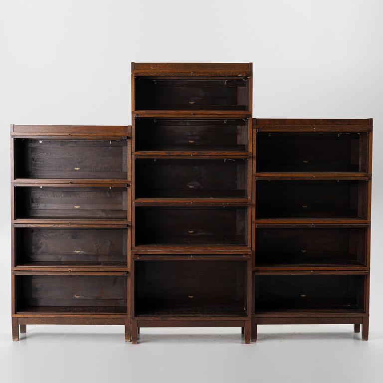 Three book cabinet, Åtvidaberg, Sweden, second half of the 20th century.