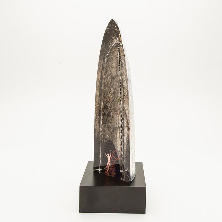 Bertil Vallien, a glass sculpture from Kosta Boda.