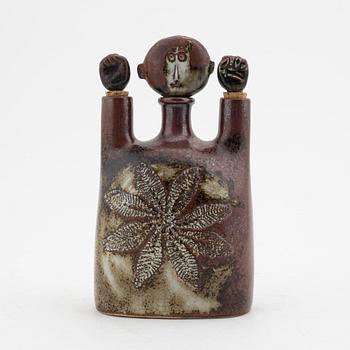 Stig Lindberg, a stoneware bottle, Gustavsberg Studio, signed.