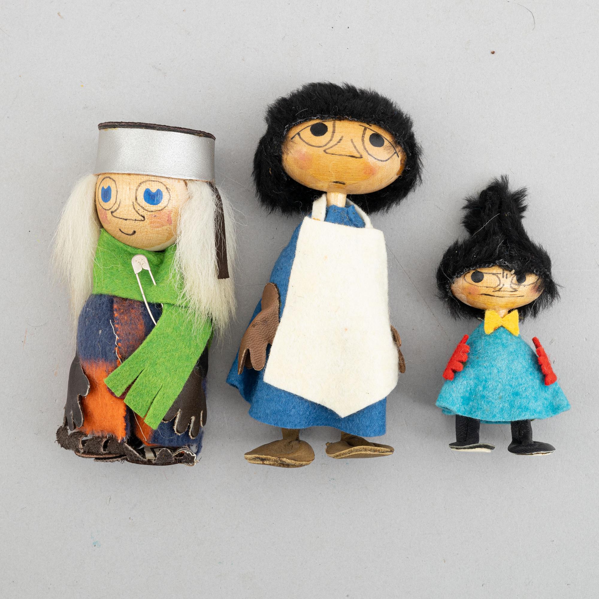 Atelier Fauni, Moomin figures (7 pcs).