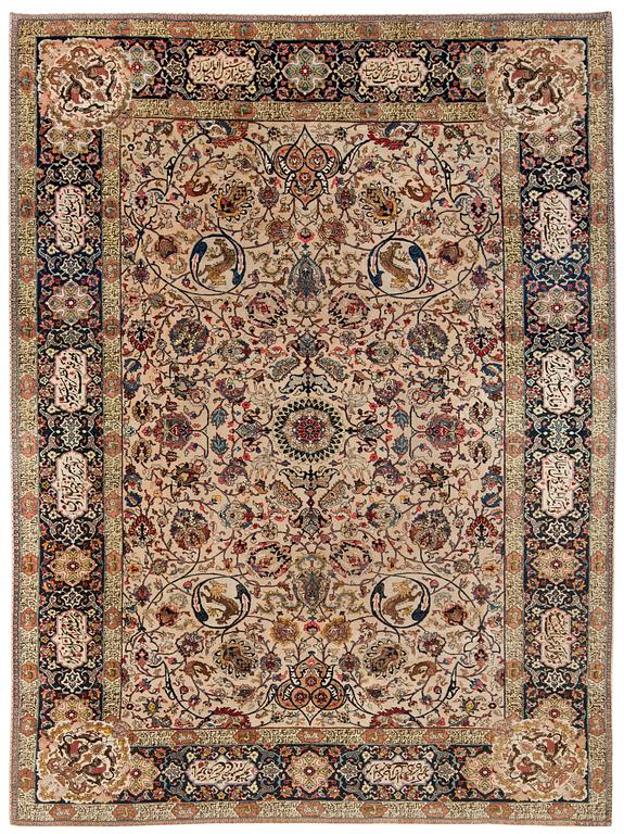 SEMI-ANTIQUE TABRIZ.