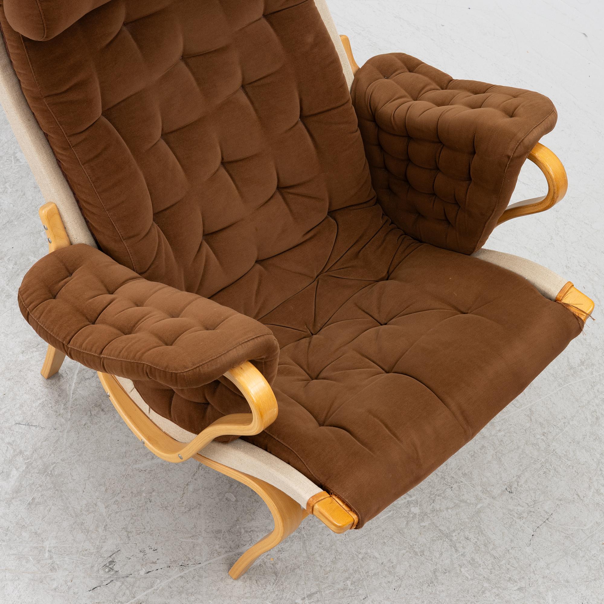 Bruno Mathsson, a 'Pernilla' armchair, Dux.