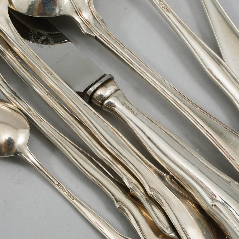 BESTICK, 40 st, silver, 1800/1900-tal. Vikt ca 1 950 gram.