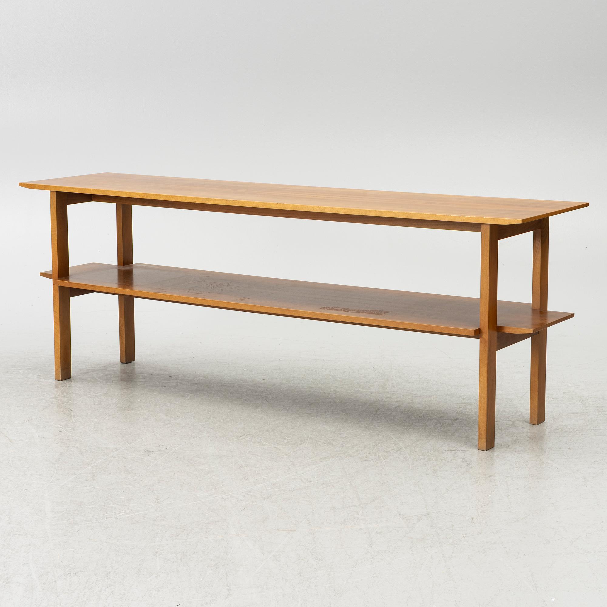 Josef Frank, library table, model B 648, Svenskt Tenn, before 1985.