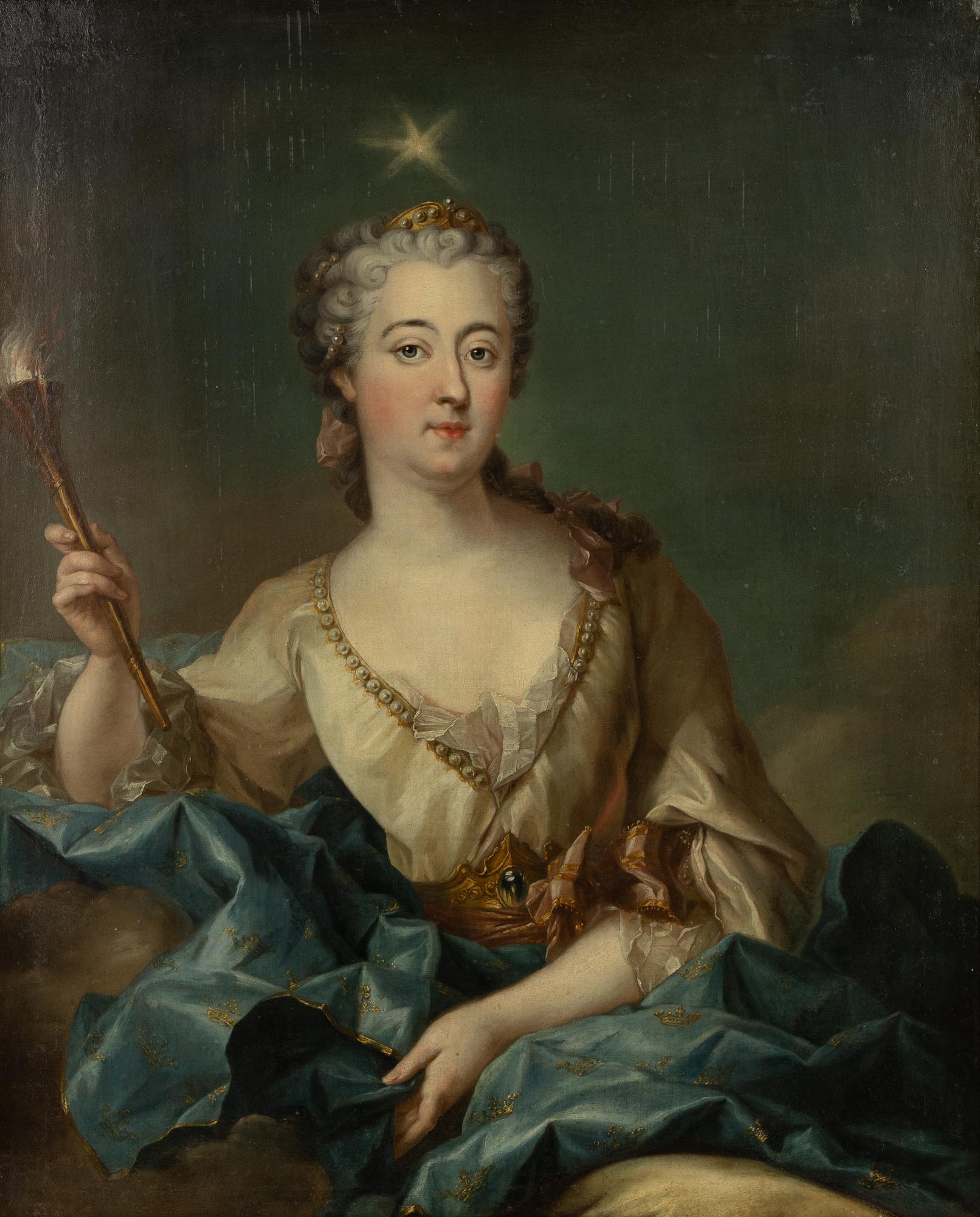 Francois Adrien Grasognon Latinville, efter, olja på duk/pannå 17/1800-tal.