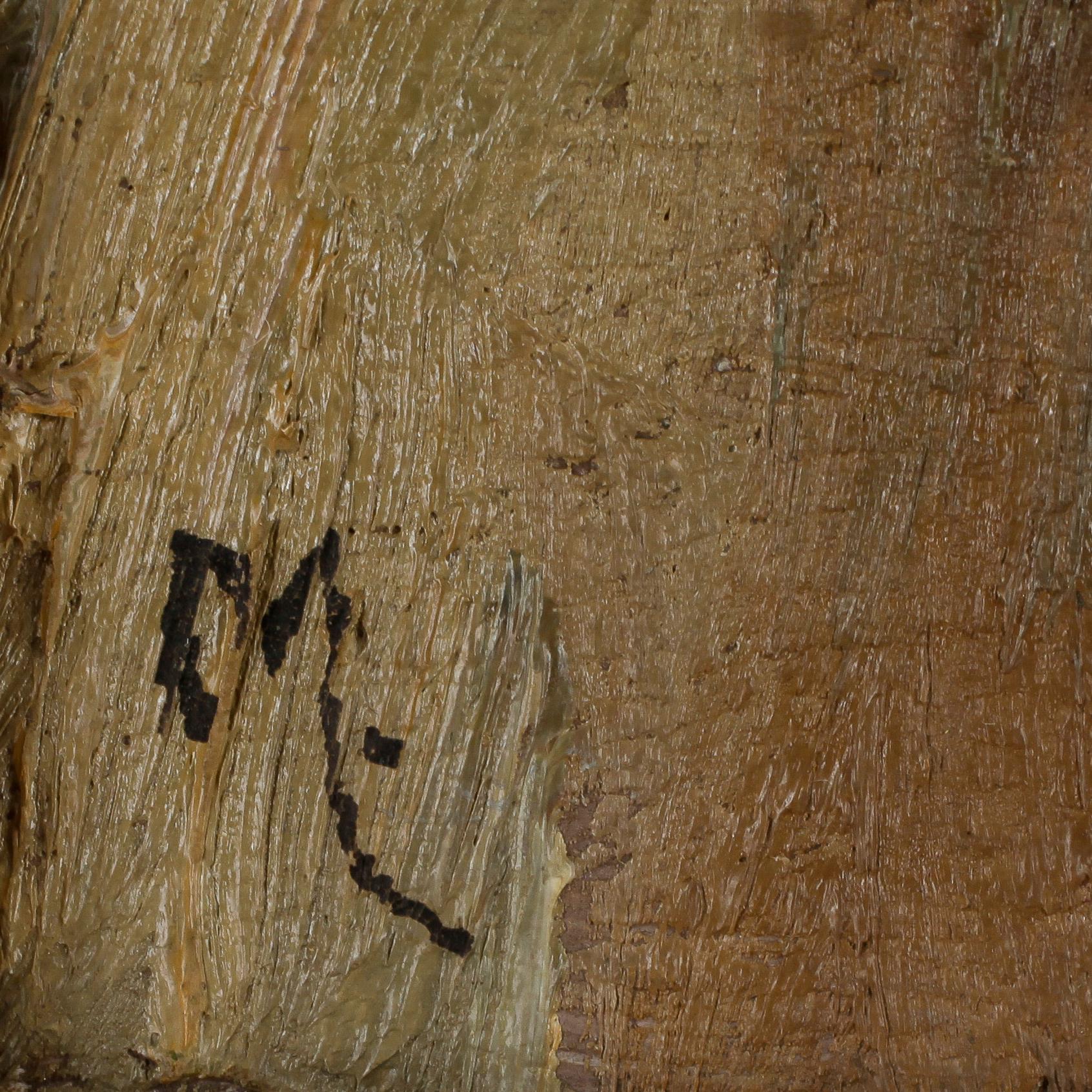 KRONPRINSESSAN MARGARETA AV SVERIGE, olja på duk, signerad M.