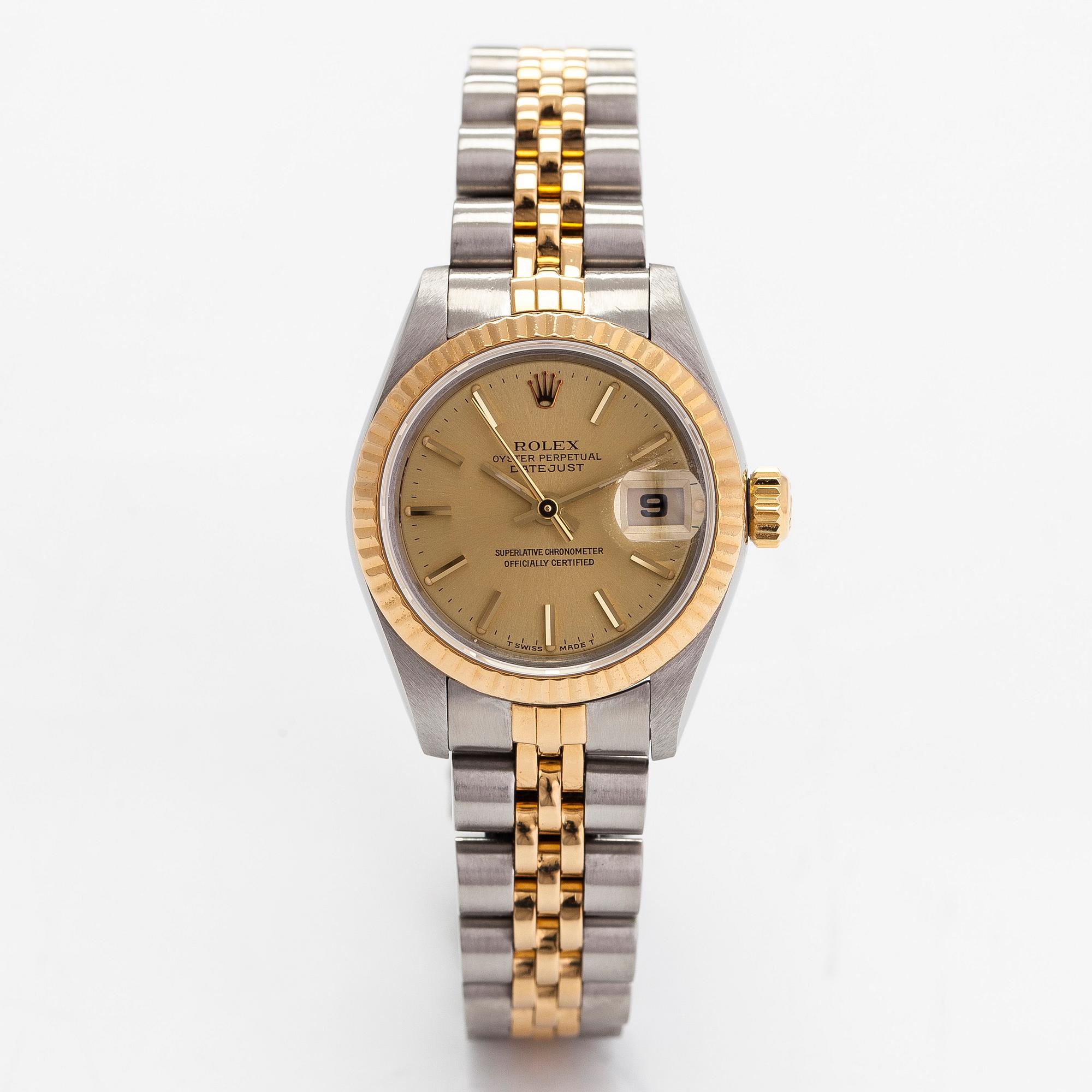 Rolex, Oyster Perpetual, Datejust, armbandsur, 26 mm.