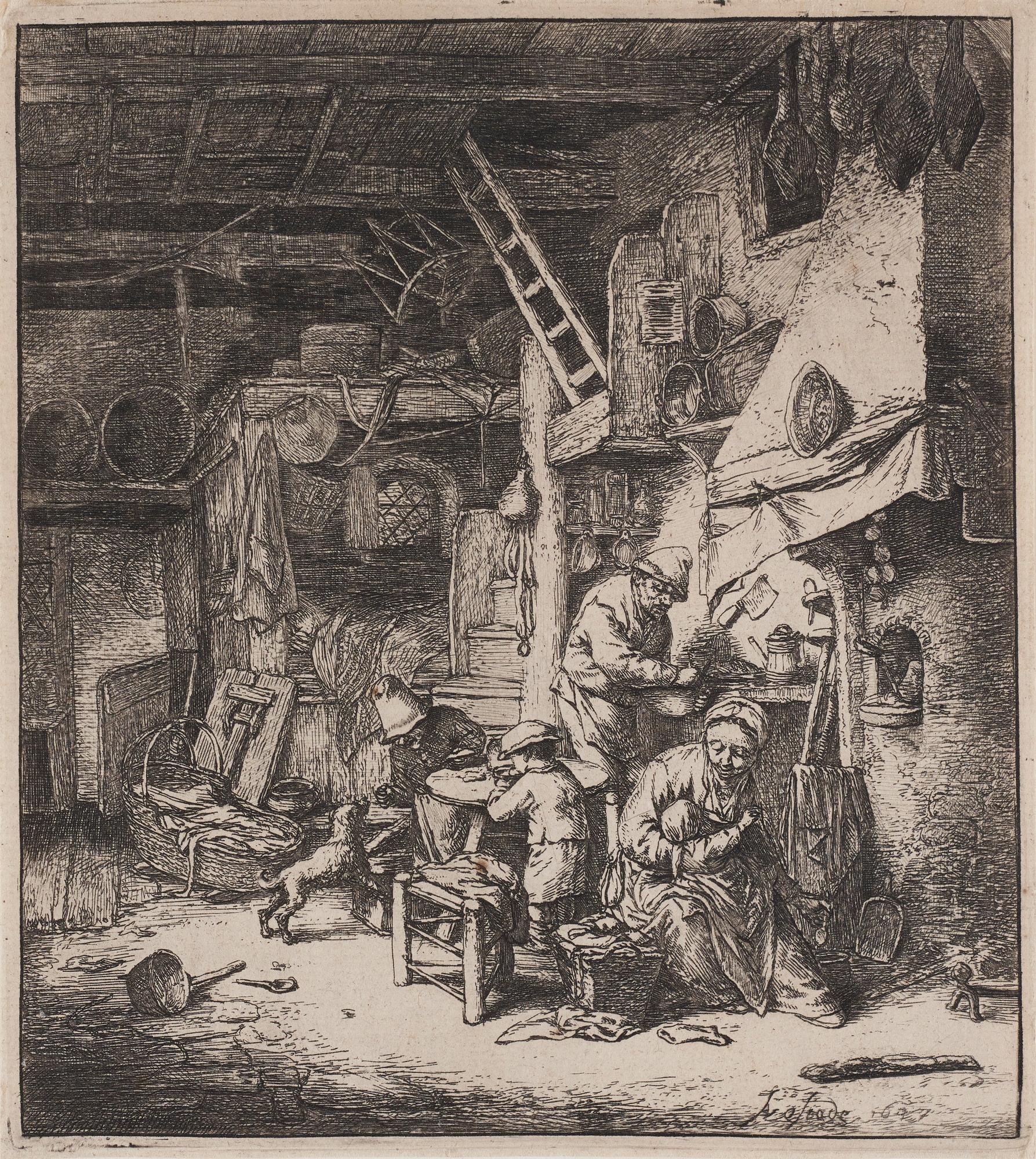 Adriaen van Ostade, "Die Familie".