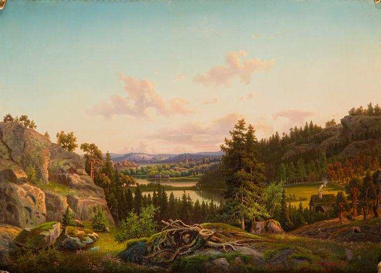 Carl August Fahlgren, Landskap.