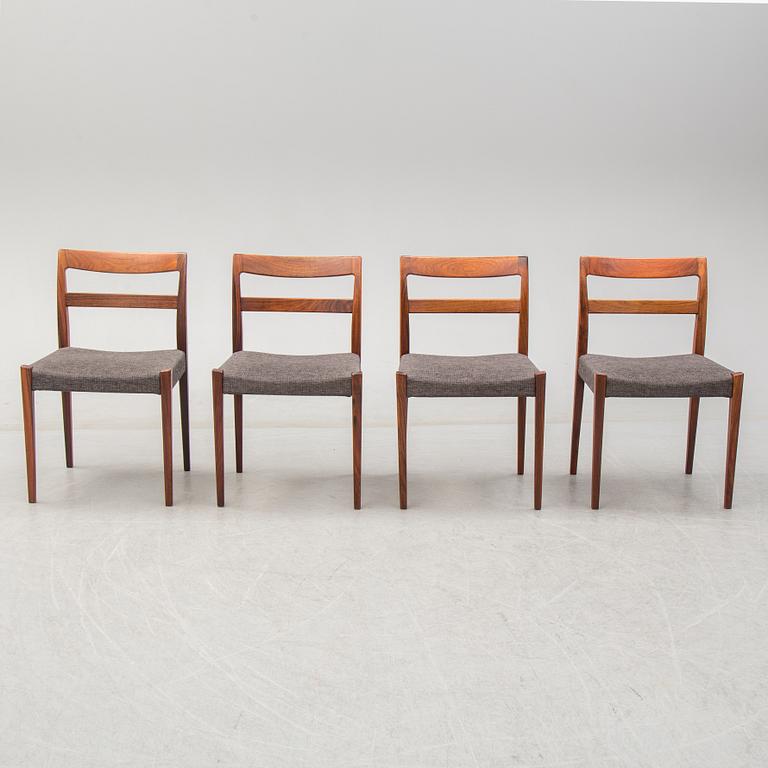 NILS JONSSON, A table and 4 chairs, "Garmi", Troeds, Bjärnum. 1960s.