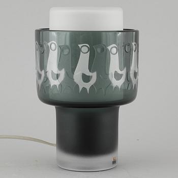 OVE SANDBERG, bordslampa, Kosta, 1900-talets andra hälft.