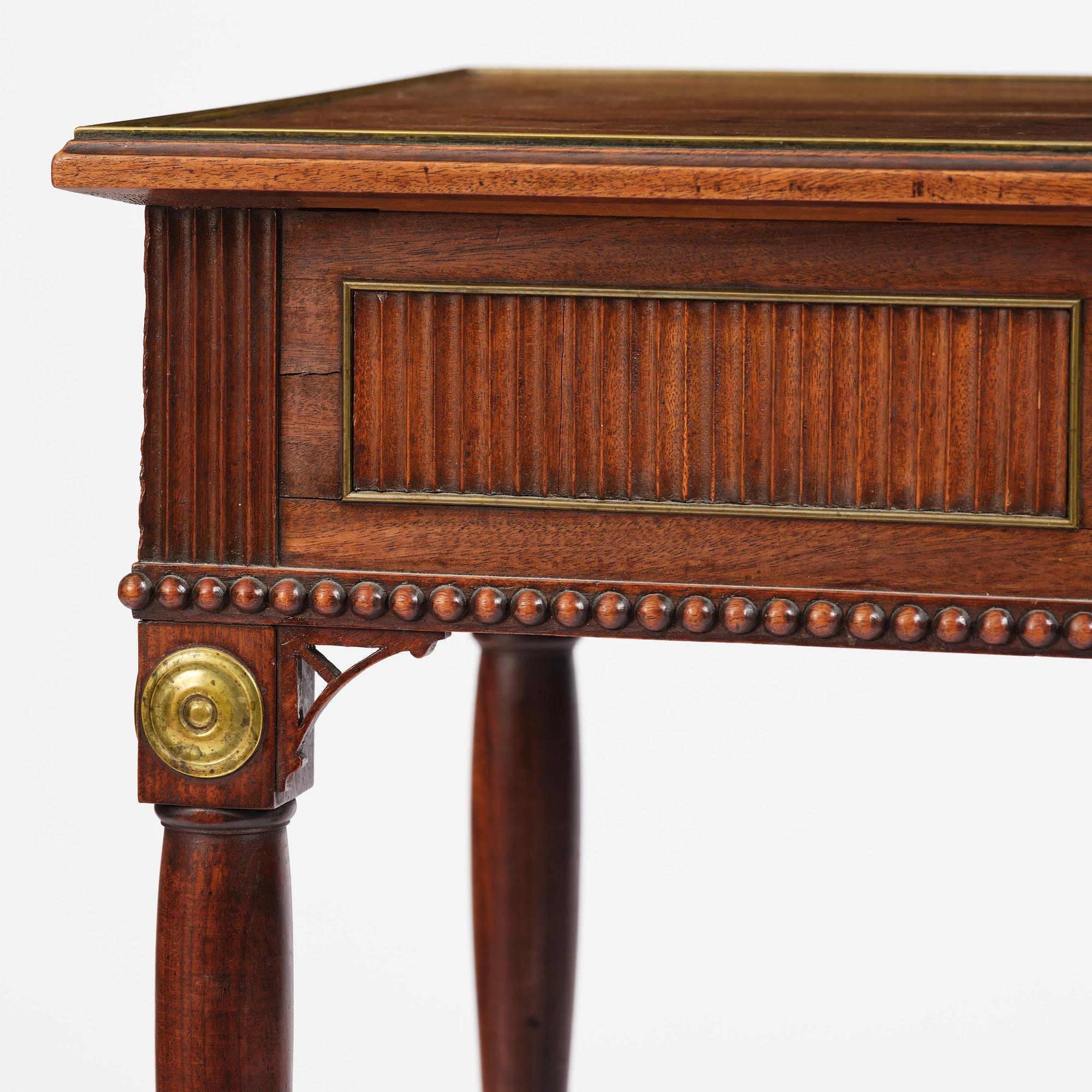 Bord, av Gottlieb Iwersson (mästare i Stockholm 1778-1813), signerat och daterat 1794, Sengustavianskt.