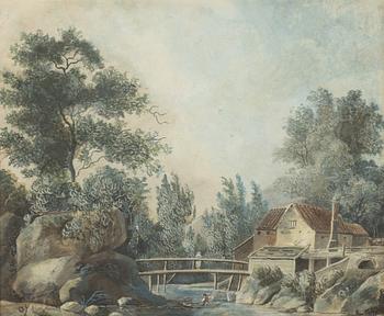 Unknown artist, around 1800, watercolour.