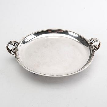 A Swedish 20th century  silver charger mark of GAB 18938 weight 566 grams.