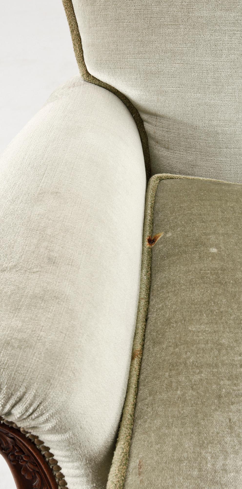 FÅTÖLJER, ett par, Chippendalestil, 1900-talets första hälft.