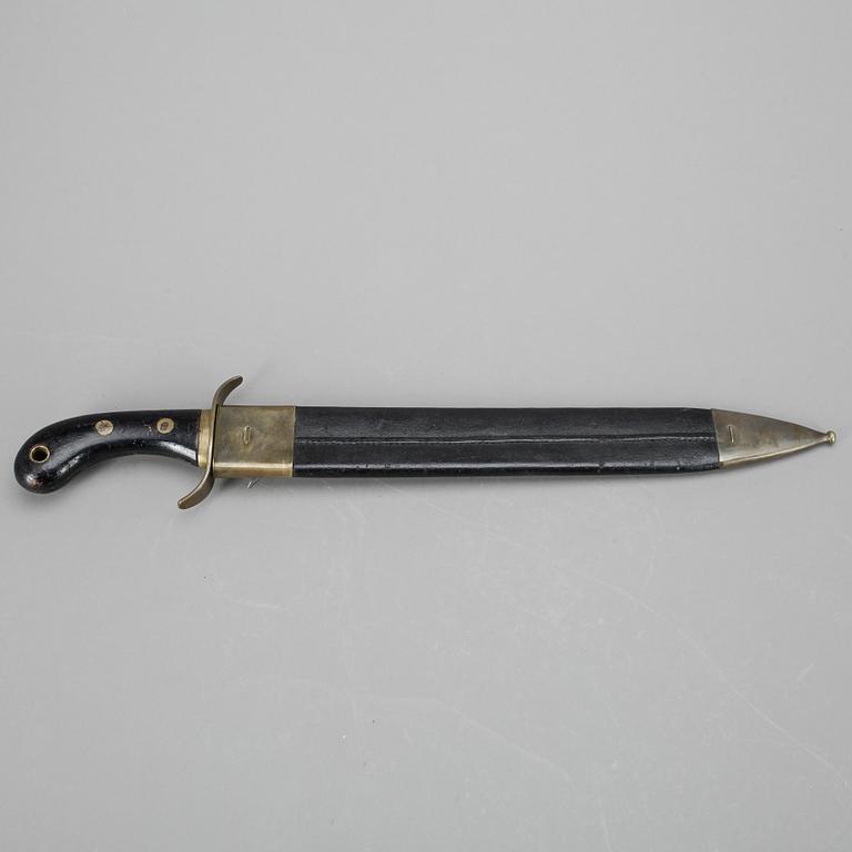 FASKINKNIV samt KINDJAL, 1800/1900-tal.