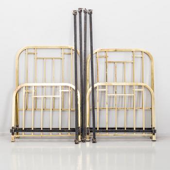 Beds a pair early 20th century.