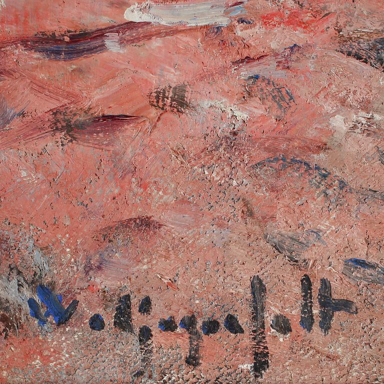 WILHELM VON GEGERFELDT, olja på duk, sign.