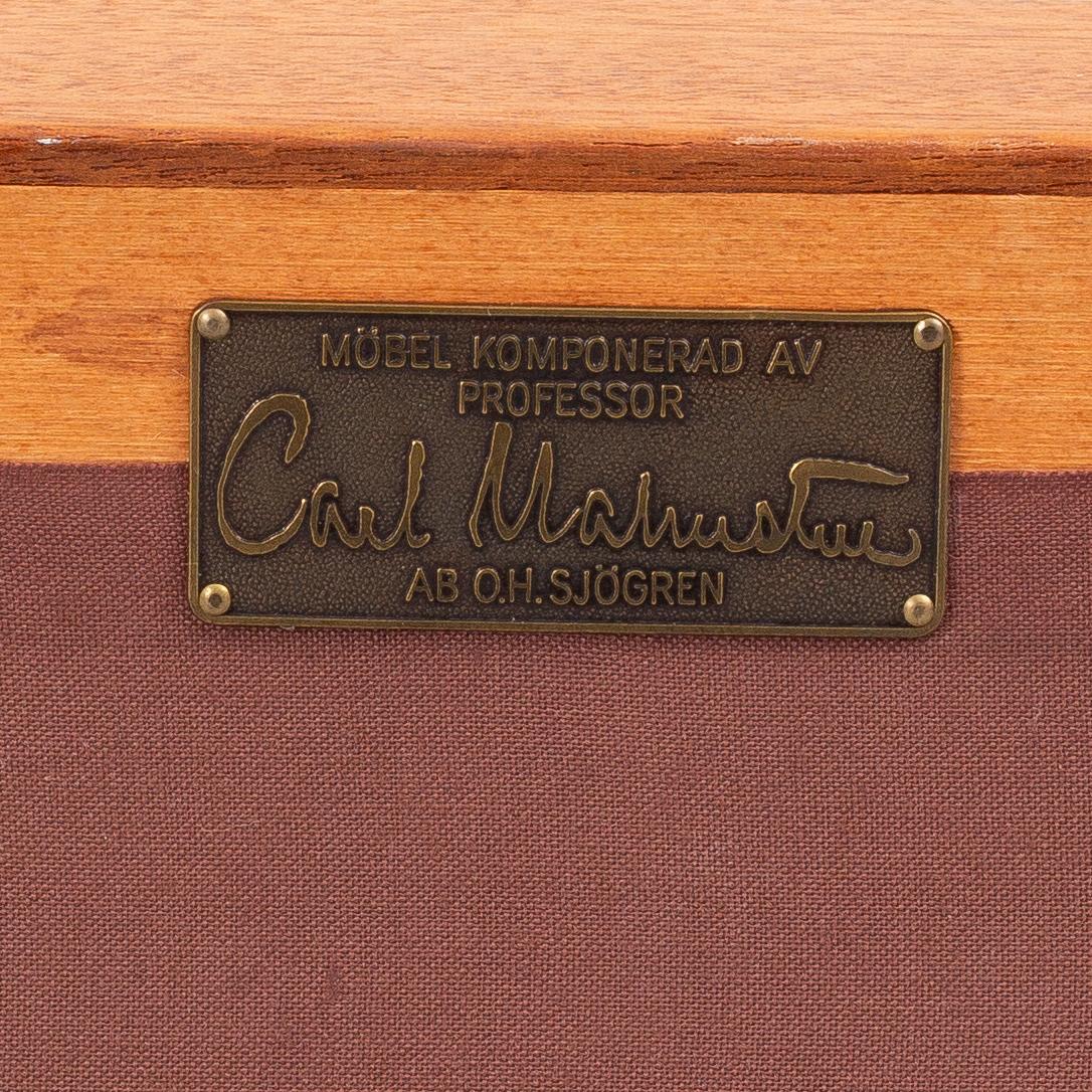 Carl Malmsten, armchair, "The Housefather", OH Sjögren, late 20th century.