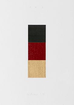 611. Gerhard Richter, "Schwarz, Rot, Gold".