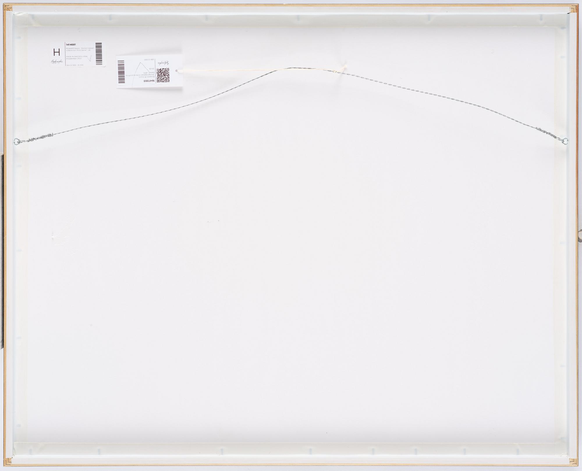 Rickard L Eriksson, "Kronprinsessan Victoria och Prins Daniel", 2010.