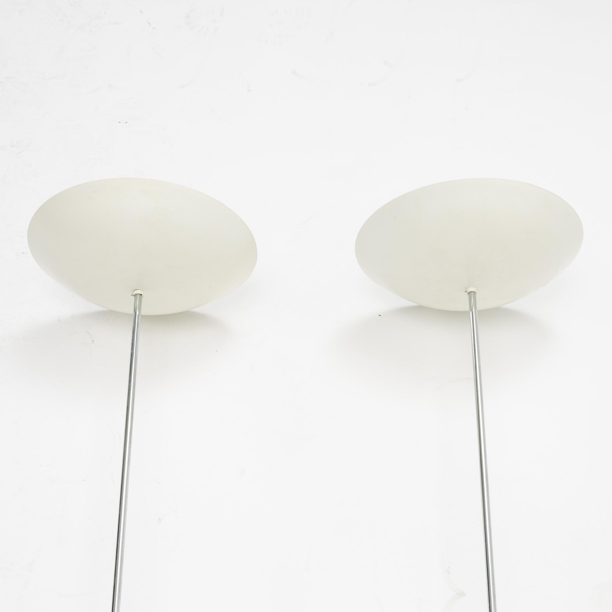 A pair of ceiling lamps, 'Zero', Sweden, late 20th century.