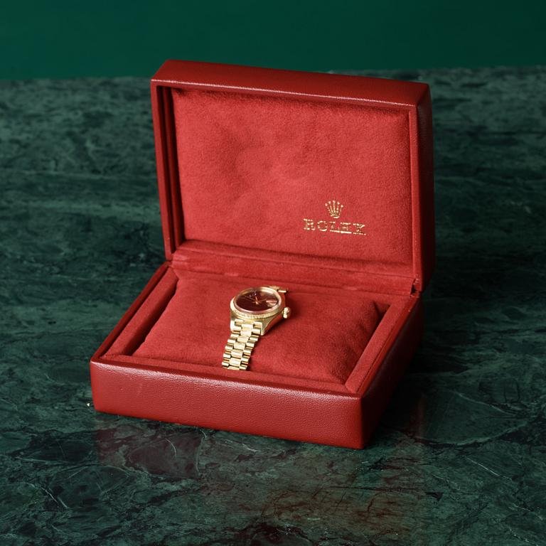 ROLEX, Oyster Perpetual, Datejust, Chronometer, "Bark Finish", wristwatch, 26 mm,